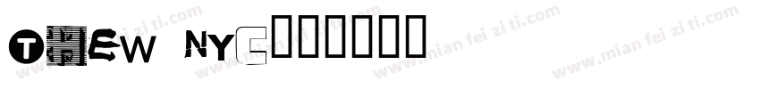 thew nyc字体转换